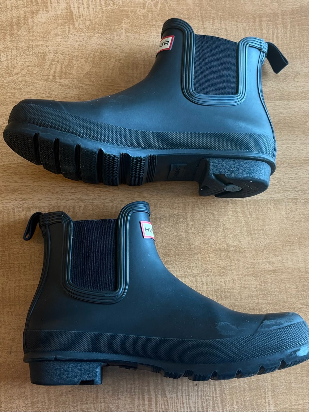 Hunter Waterproof Chelsea Rain Boots - Black - Picture 3 of 7